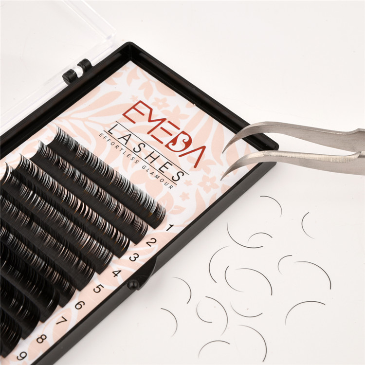 Korean Eyelash Extension Supplies Custom Private Label Eyelashes